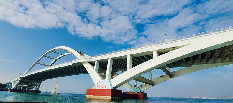 Badou Xincai assists in the anti-corrosion reconstruction of Xiamen Wuyuan Bridge